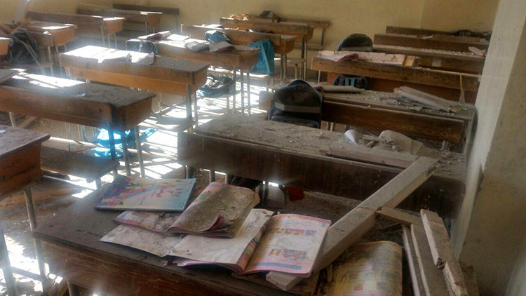 Siete niños mueren por disparos de rebeldes en Alepo
