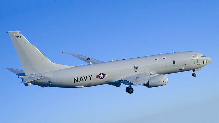 Un avión antisubmarino de EE.UU. sobrevuela el grupo naval ruso en el Mediterráneo Oriental