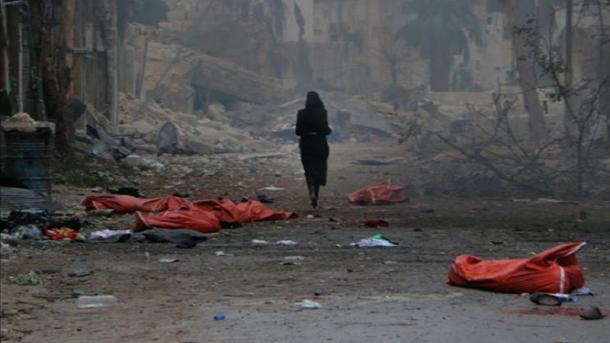 Bombardement à l’artillerie sur l’Est d’Alep : 45 civils tués