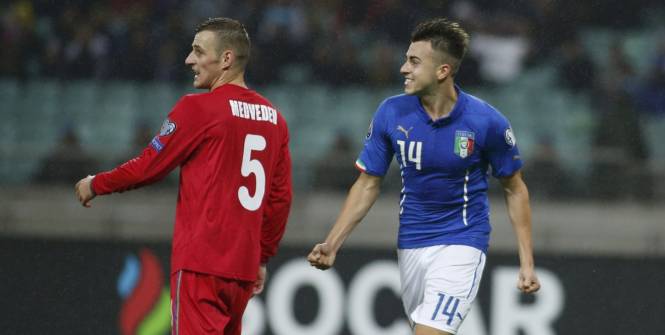 L`Italie bat l`Azerbaïdjan et se qualifie pour l`Euro 2016