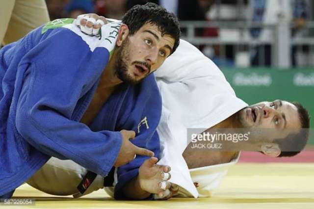 Azerbaijan’s Mehdiyev wins judo gold medal at Baku 2017
