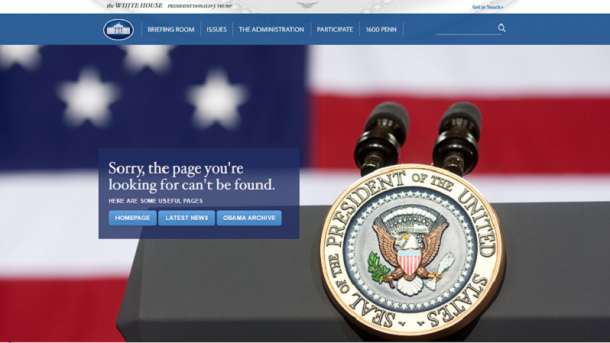 Suppression de la page en espagnol du site internet de la Maison Blanche