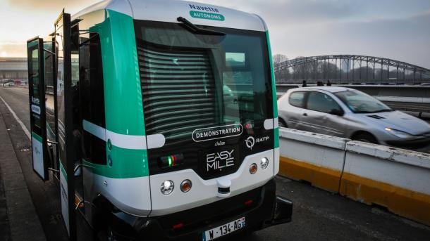 France: des navettes sans chauffeur testées à Paris