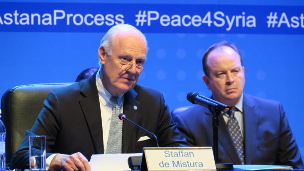 De Mistura remercie la Russie, la Turquie et l’Iran
