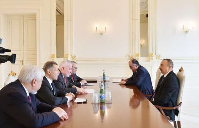 Le Président Ilham Aliyev a reçu les coprésidents du Groupe de Minsk