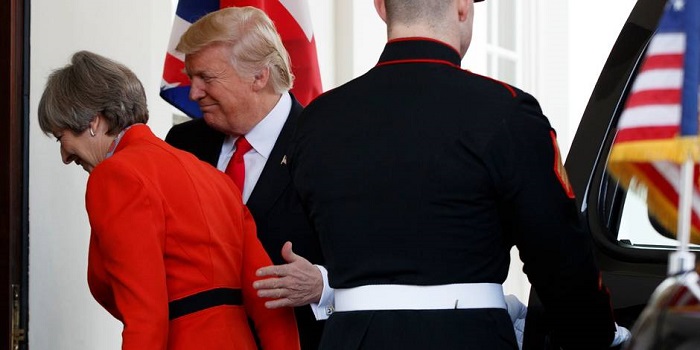 Theresa May est arrivée à la Maison Blanche