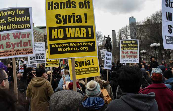 'Emergency' protests across US demand 'Hands off Syria' - VIDEOS, PHOTOS
