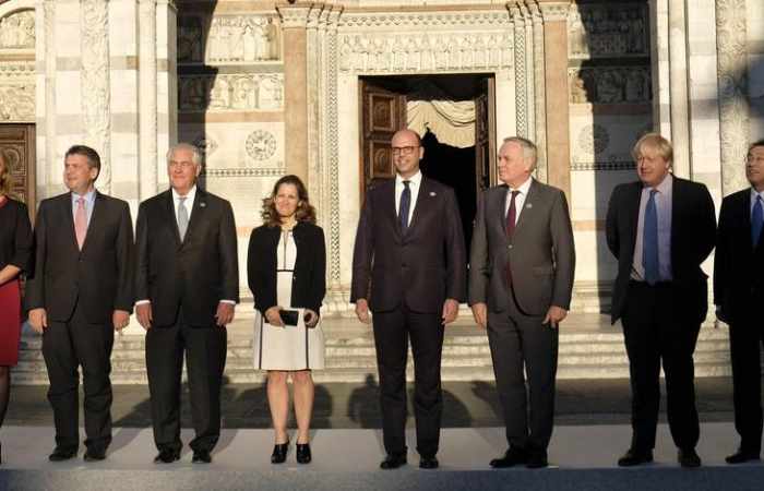 Réunion élargie sur la Syrie au G7 en Toscane