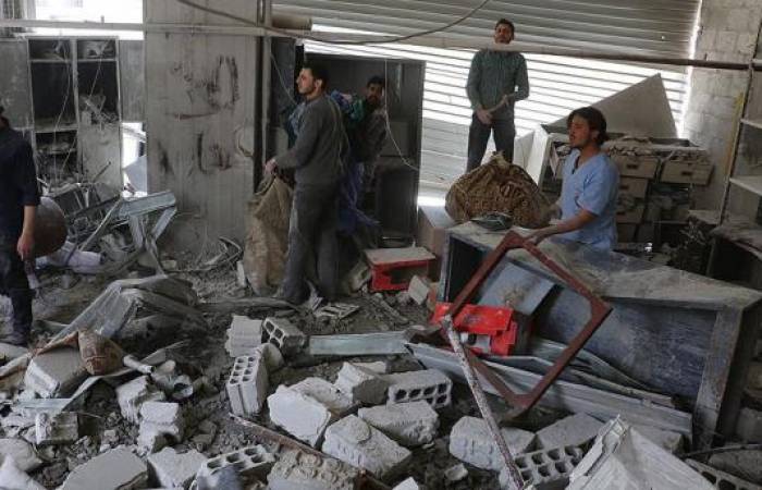 Ataques del régimen sirio destruyen instalaciones sanitarias