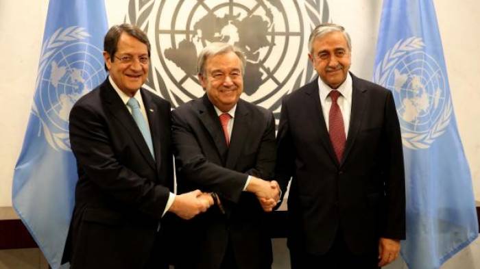 Guterres trifft Akinci und Anastasiadis