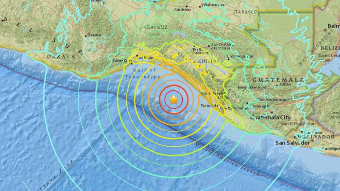 Tsunamiwarnung für acht Länder nach Erdbeben der Stärke 8,0 vor der Südküste Mexikos