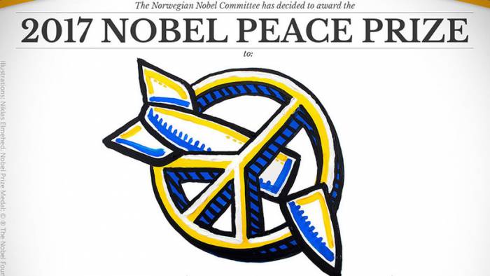 La Campaña Internacional para la Abolición de las Armas Nucleares gana el premio Nobel de la Paz