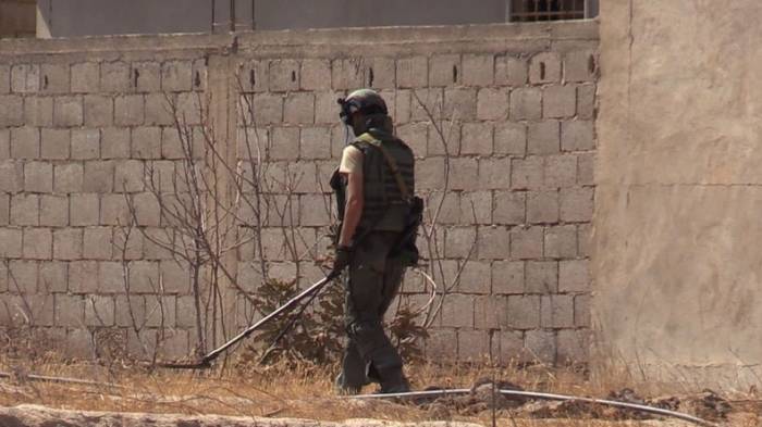 Syrische Militärpioniere entdecken in Aleppo italienische Minen