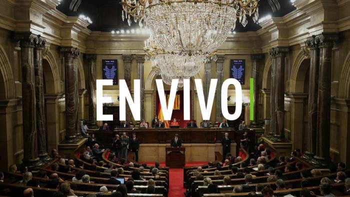 EN VIVO: Se constituye el Parlamento de Cataluña tras las elecciones del 21 de diciembre