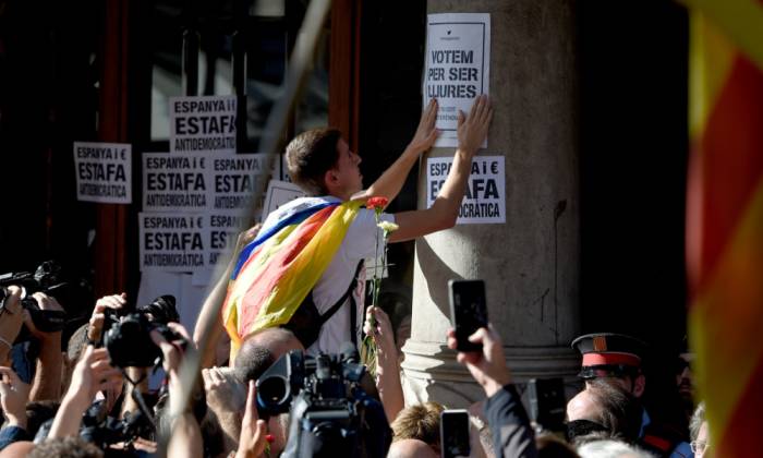 Une application sur le référendum en Catalogne supprimée par Google