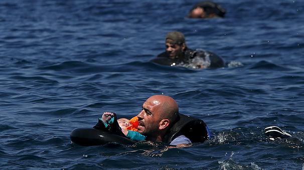 More migrants drown as boats capsize off Greek coast - VIDEO