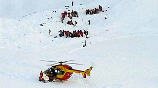 French Alps avalanche kills at least 3, including 2 school children - VIDEO