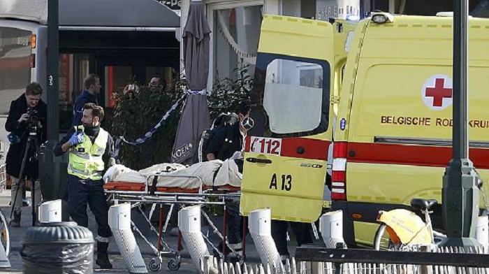 Several police officers injured in Brussels shooting linked to Paris attacks