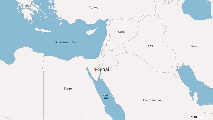 30 suspected militants, 4 soldiers killed in Sinai, Egypt
