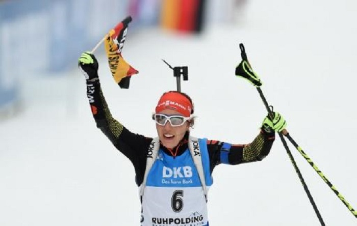 Biathletin Dahlmeier gewinnt auch Massenstart von Ruhpolding