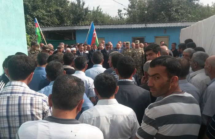 Azerbaijani soldier killed by Armenians buried in Aghdam
