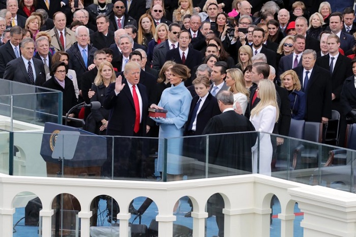 IMAGES from the opening moments of the inauguration