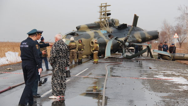 Rusiyada helikopter qəzası - 15 ölü (YENİLƏNİB) 