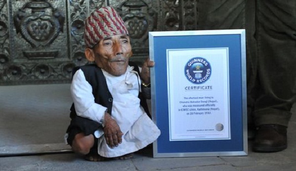 Shortest man in world died, Guinness World Records says