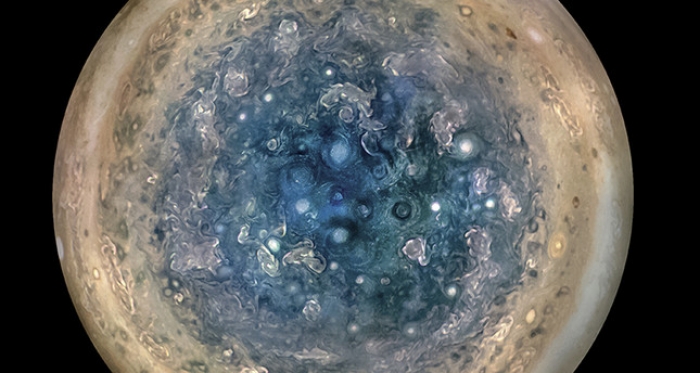 NASA's Juno probe reveals astonishing cyclones, aurorae on Jupiter
