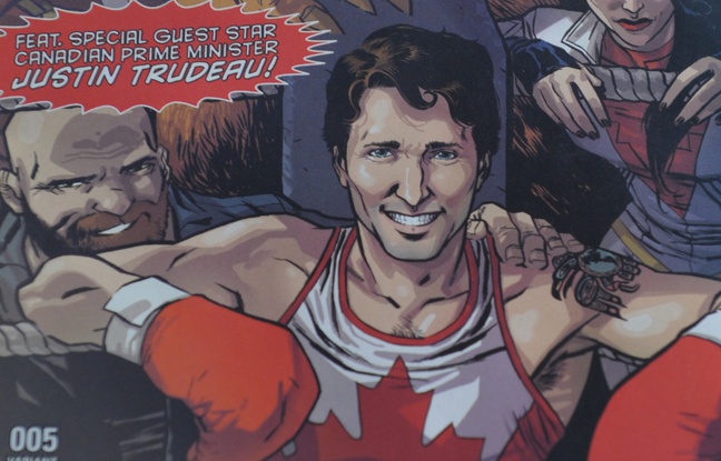 Justin Trudeau héros d`un comic Marvel