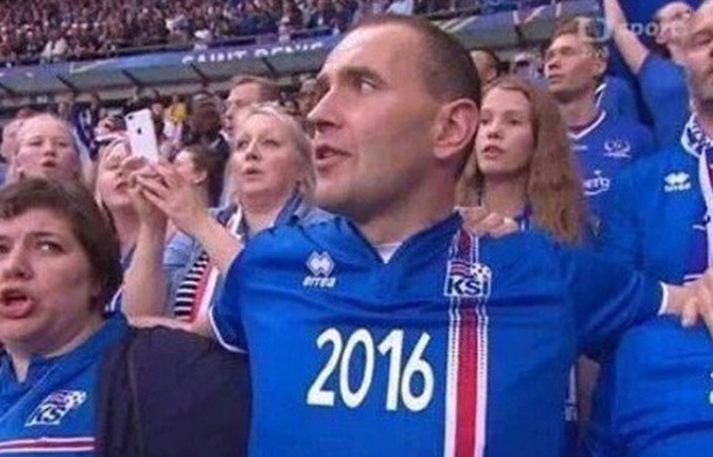 Euro 2016: Le président islandais a préféré mater le match avec les supporters qu`en VIP