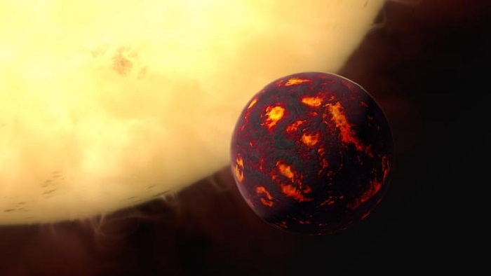 Super-Erde hat superheiße Atmosphäre