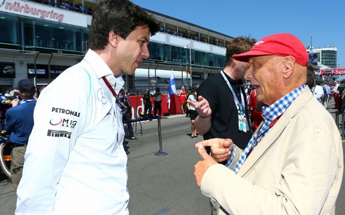 F1: les patrons de Mercedes Wolff et Lauda prolongent jusqu`en 2020