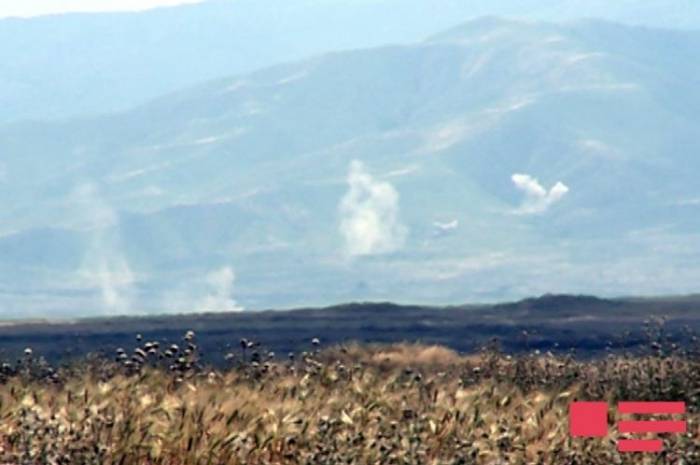 Los armenios han cometido el incendio en la aldea ocupada Boyuk Merdzanli