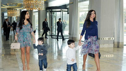 Leyla Əliyevanın oğlanlarına arzuları FOTOLAR