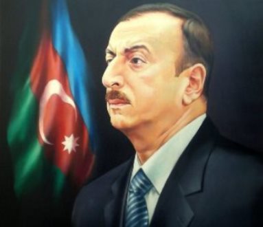 Naxçıvanlı rəssam prezident və məmurları çəkdi - FOTOLAR