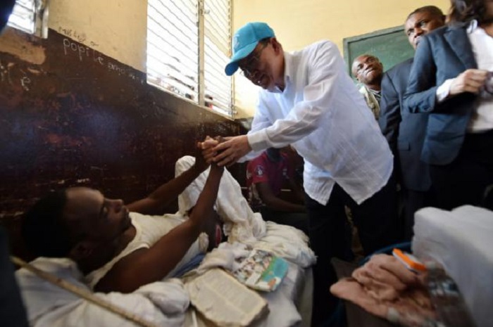Ban Ki-moon plaide pour Haïti, dévasté par l`ouragan Matthew