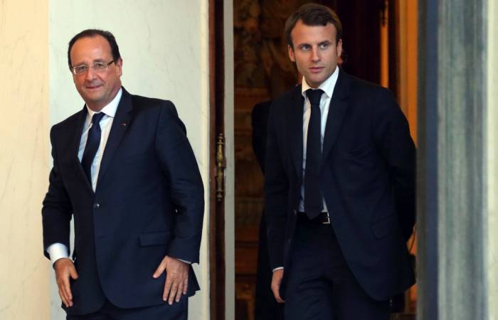 Hollande a "félicité chaleureusement" Macron pour son élection