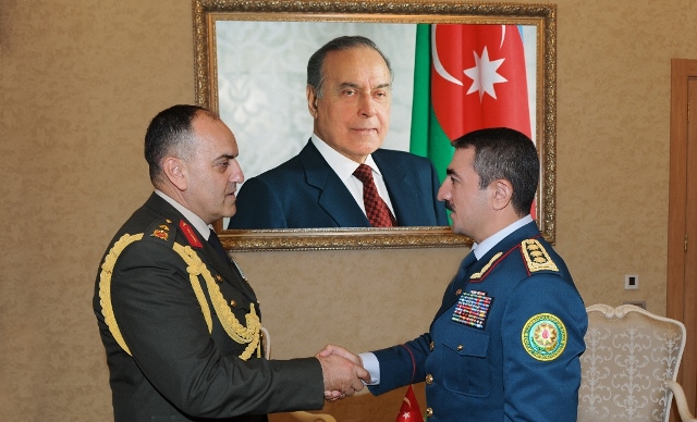 Elçin Quliyev türkiyəli generalla görüşdü