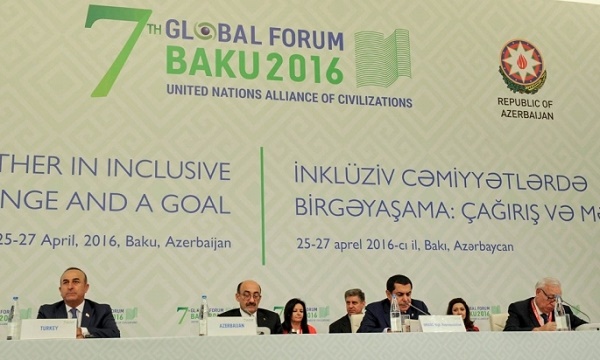 La Déclaration de Bakou adoptée lors du 7e Forum global de l`Alliance des civilisations de l`ONU