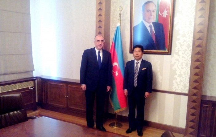 Azerbaijani FM receives newly appointed Korean ambassador
