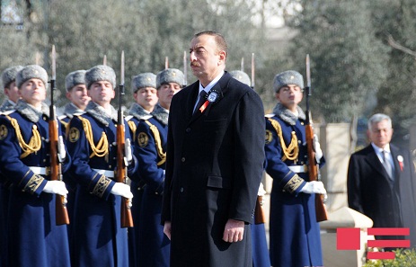 President Ilham Aliyev pays tribute to Khojaly Genocide victims - PHOTOS