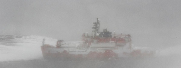Un brise-glace australien échoue en Antarctique