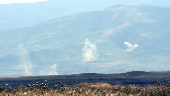 Armenian troops set fire to occupied Azerbaijani territories