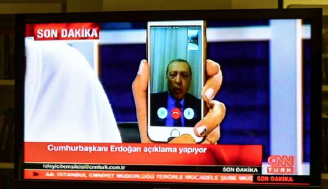 Erdogan explains why he used FaceTime to address people