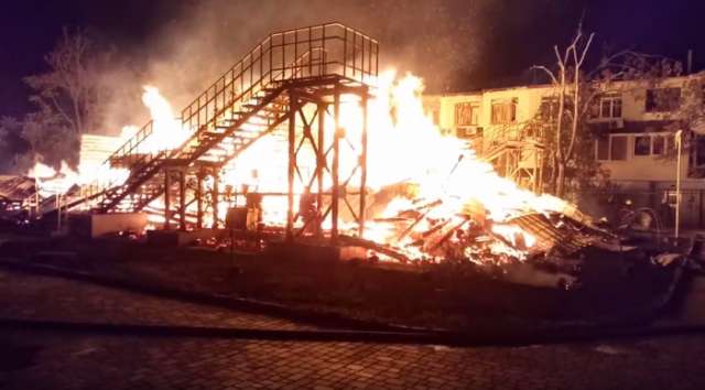 3 dead after children’s camp burns down in Odessa, Ukraine