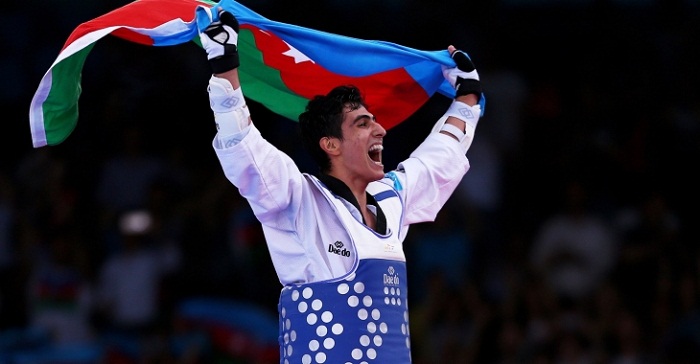 Deuxième médaille de l`équipe d`Azerbaïdjan de taekwondo
