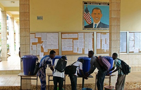 Obama`s Face Found Across Africa Ahead of Visit