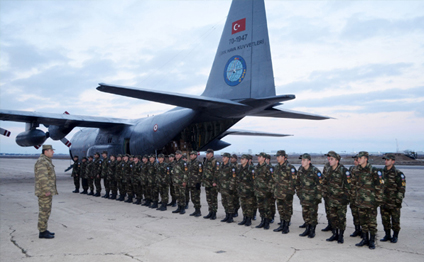 Əsgərlərimiz Əfqanıstana yollandı - FOTO