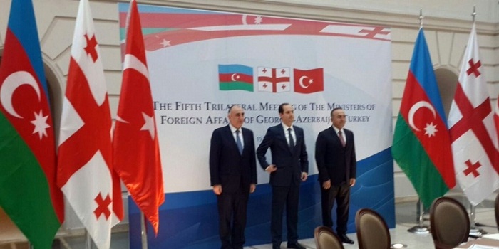 Meeting of Azerbaijani, Turkish, Georgian FMs underway in Tbilisi